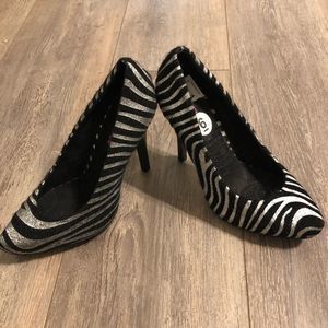 Doll House Zebra Heels
